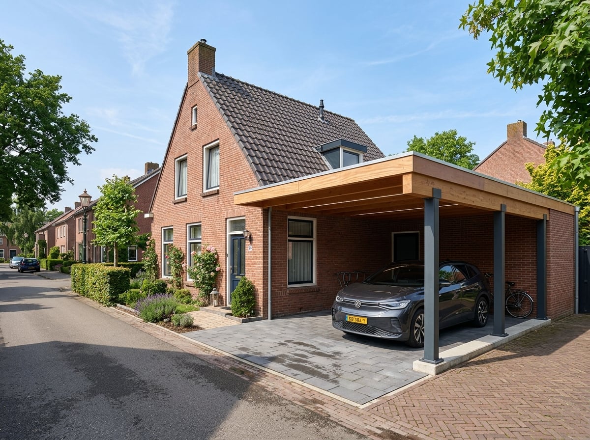 Bouwtekening Carport